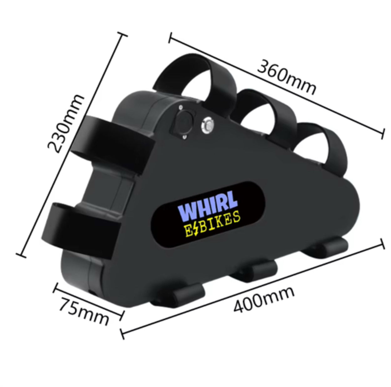 Whirl E-Bikes Hardcase Lithium Battery